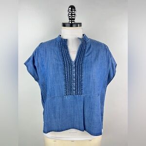 💚 3006. Tencel Short Sleeve Blouse